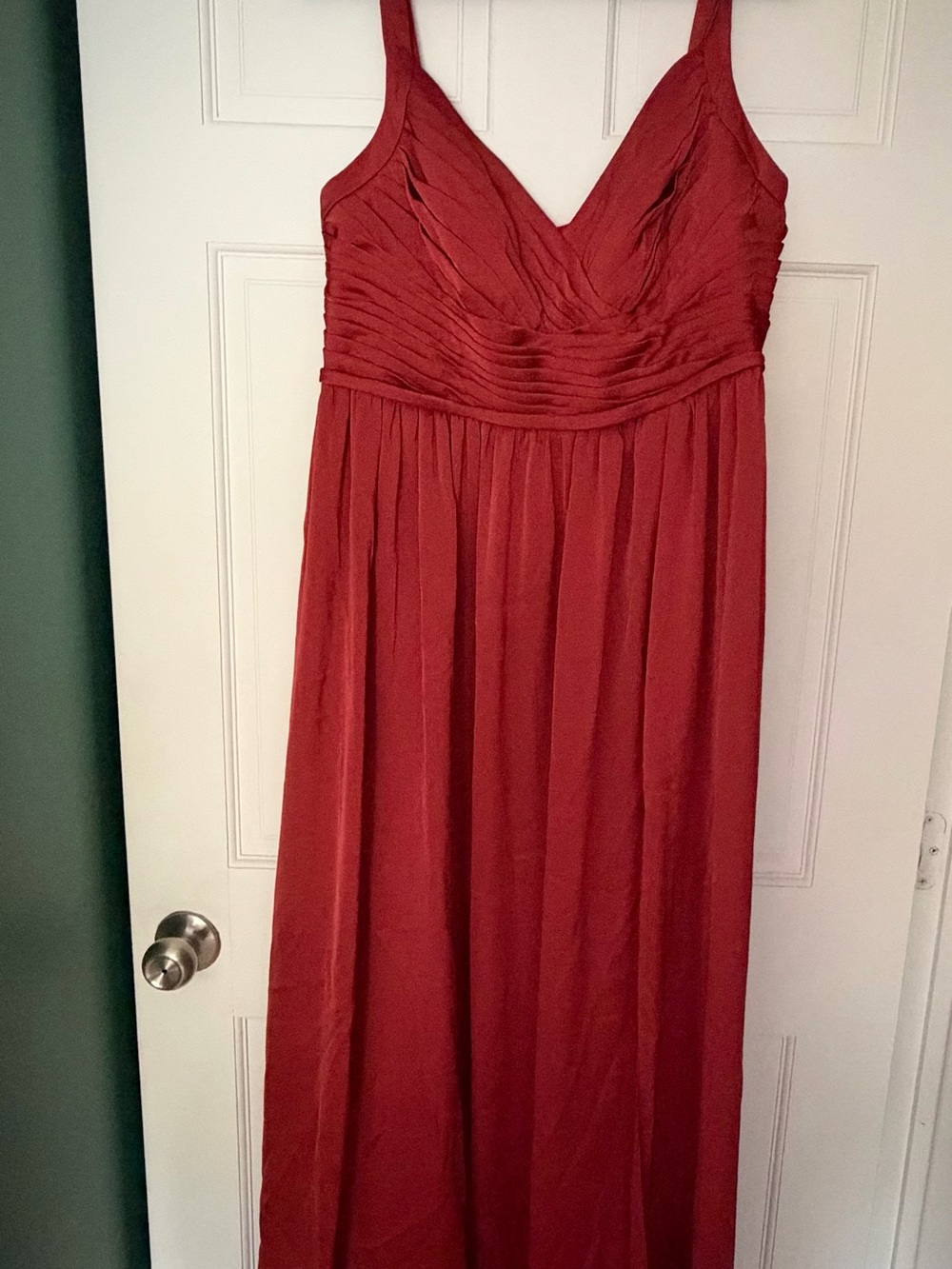 Azazie Chanel Terracotta Bridesmaid Dress